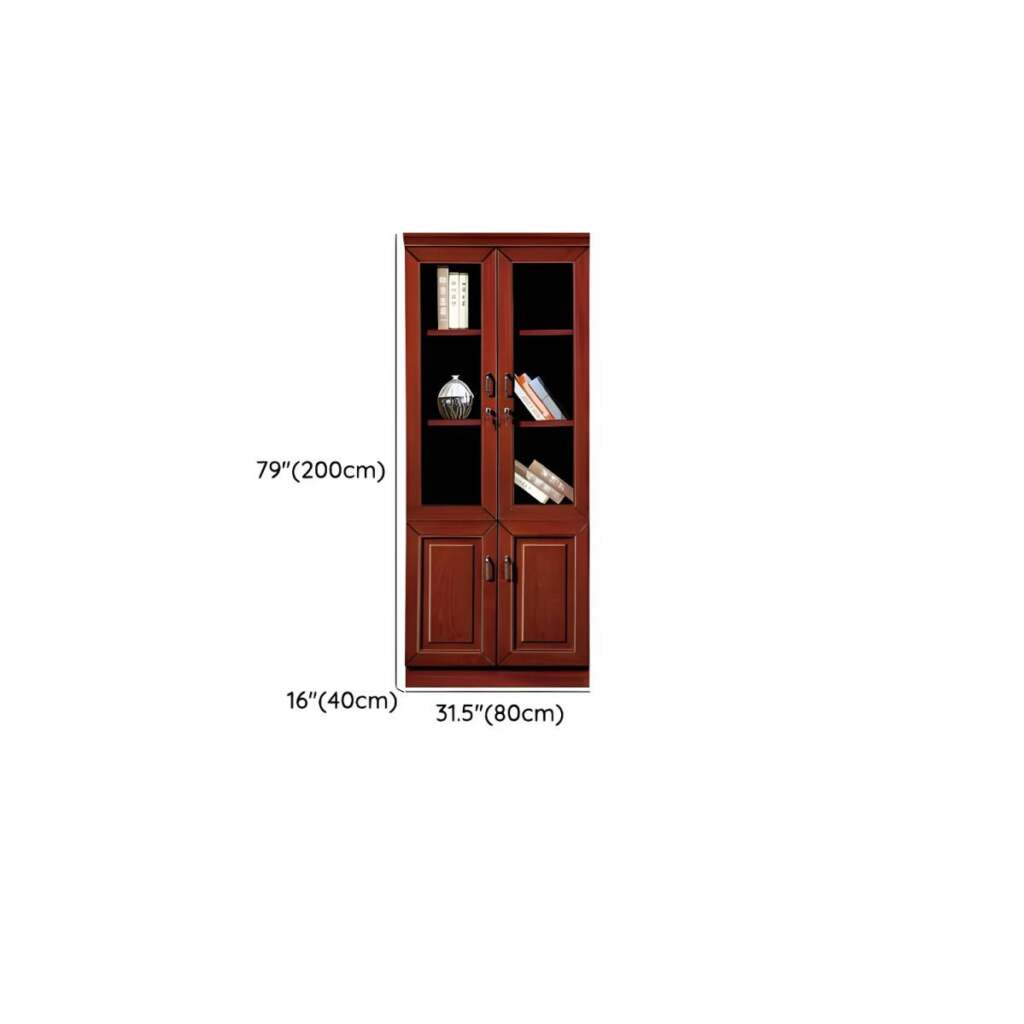 2-Door Wooden Office Cabinet – Sturdy Storage for Files & Supplies, Modern Design, Durable Wood Construction