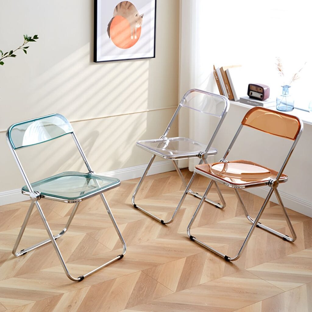 Modern Armless Foldable Chair