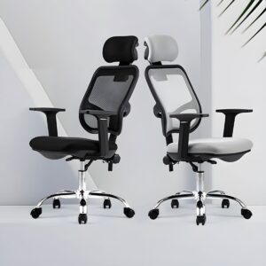 High-Back Orthopedic Chair With Adjustable Headrest