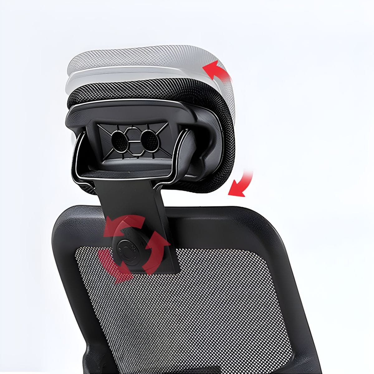 High-Back Orthopedic Chair With Adjustable Headrest