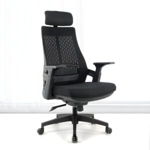Ergonomic High Back Mesh Office Chair with Adjustable Headrest & Lumbar
