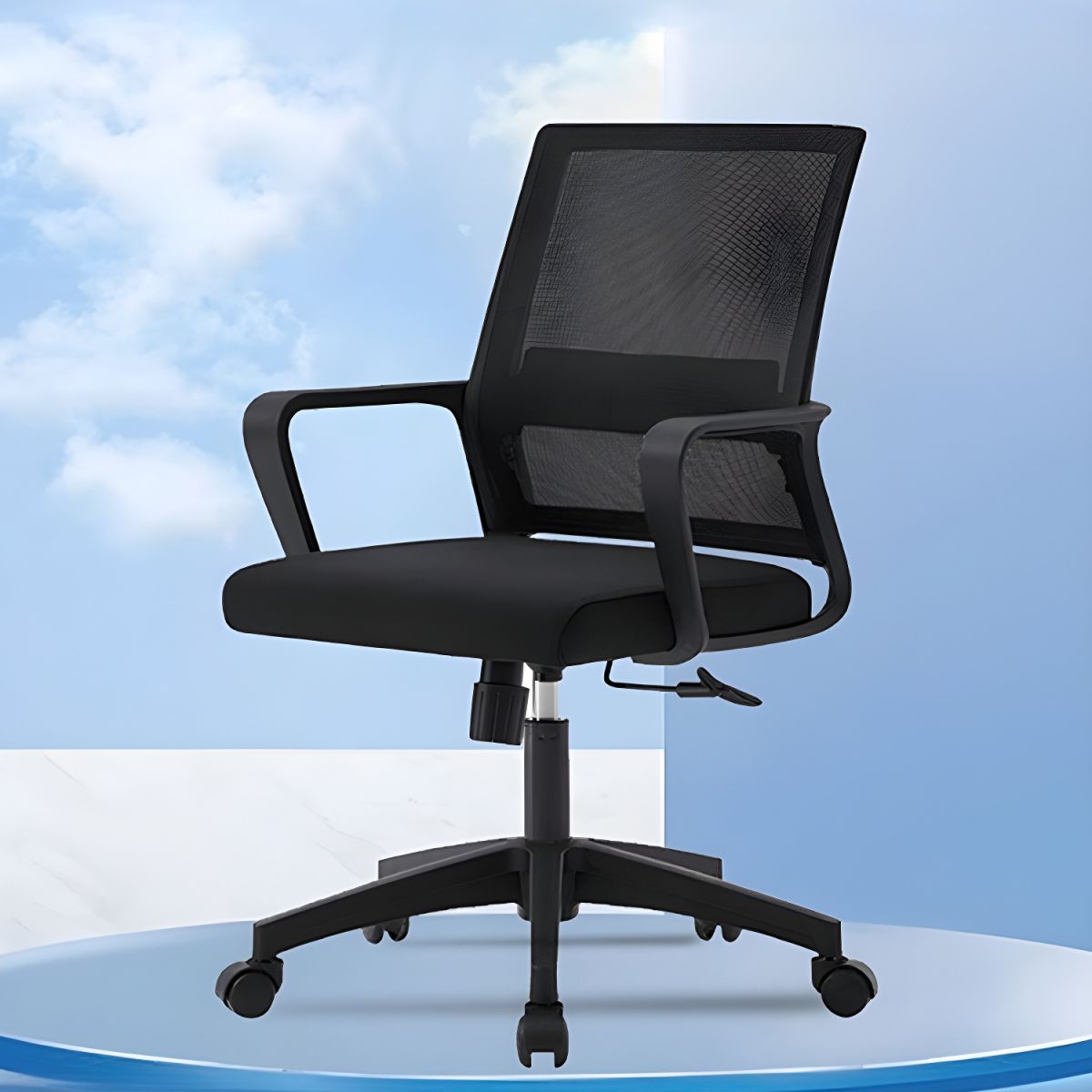 Midback Black Mesh Desk Chair