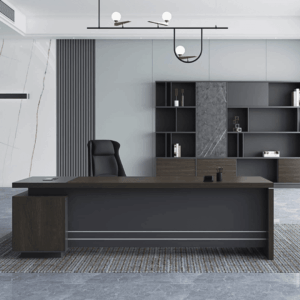 Modern 1600mm Executive Office Desk with Side Return & Drawers