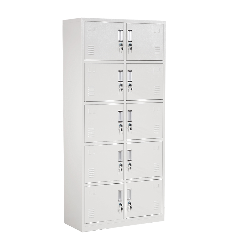 10-Locker Steel Storage Cabinet – Heavy-Duty Secure Locker for Office, School & Gym