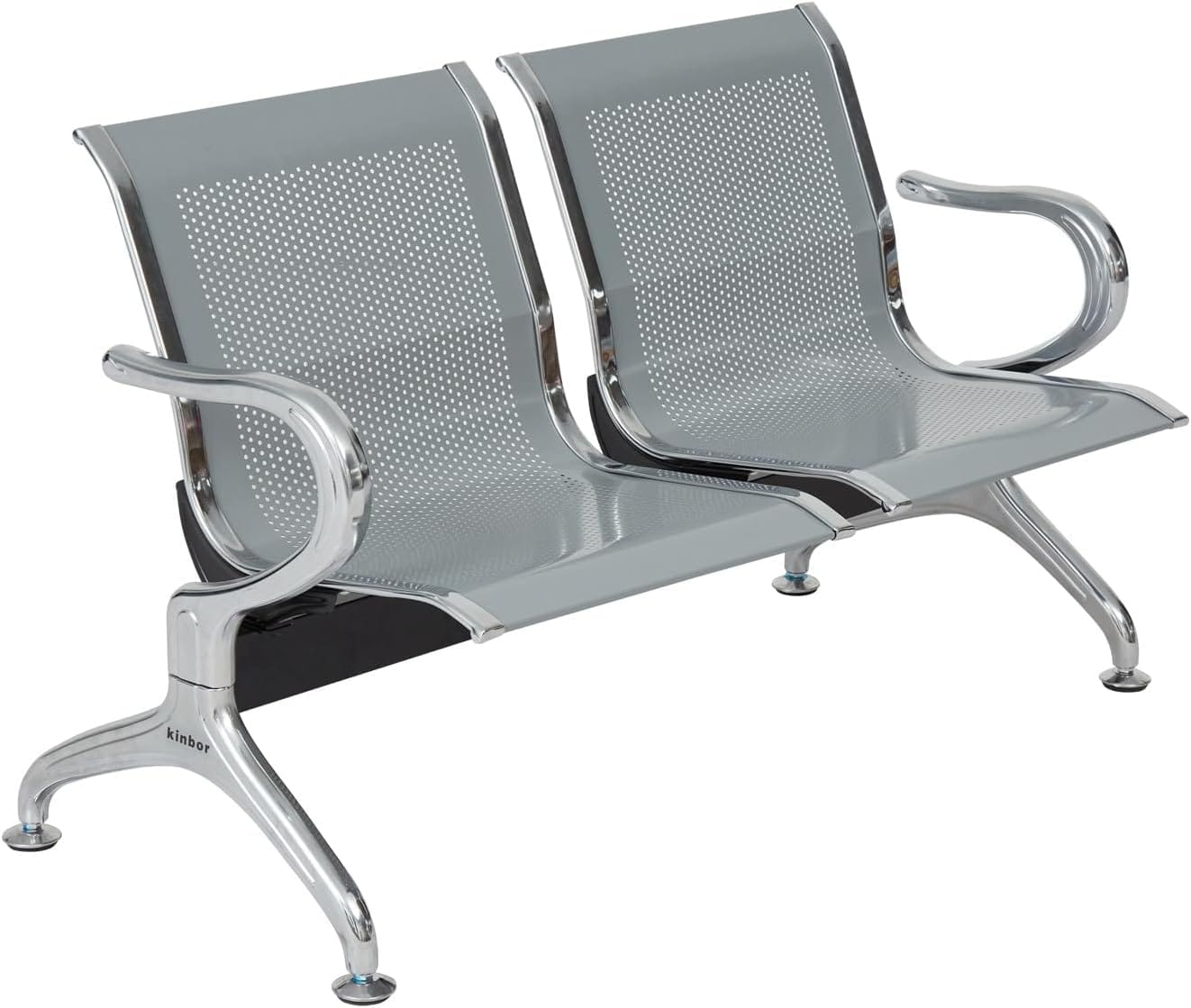 2-Link Metallic Waiting Bench