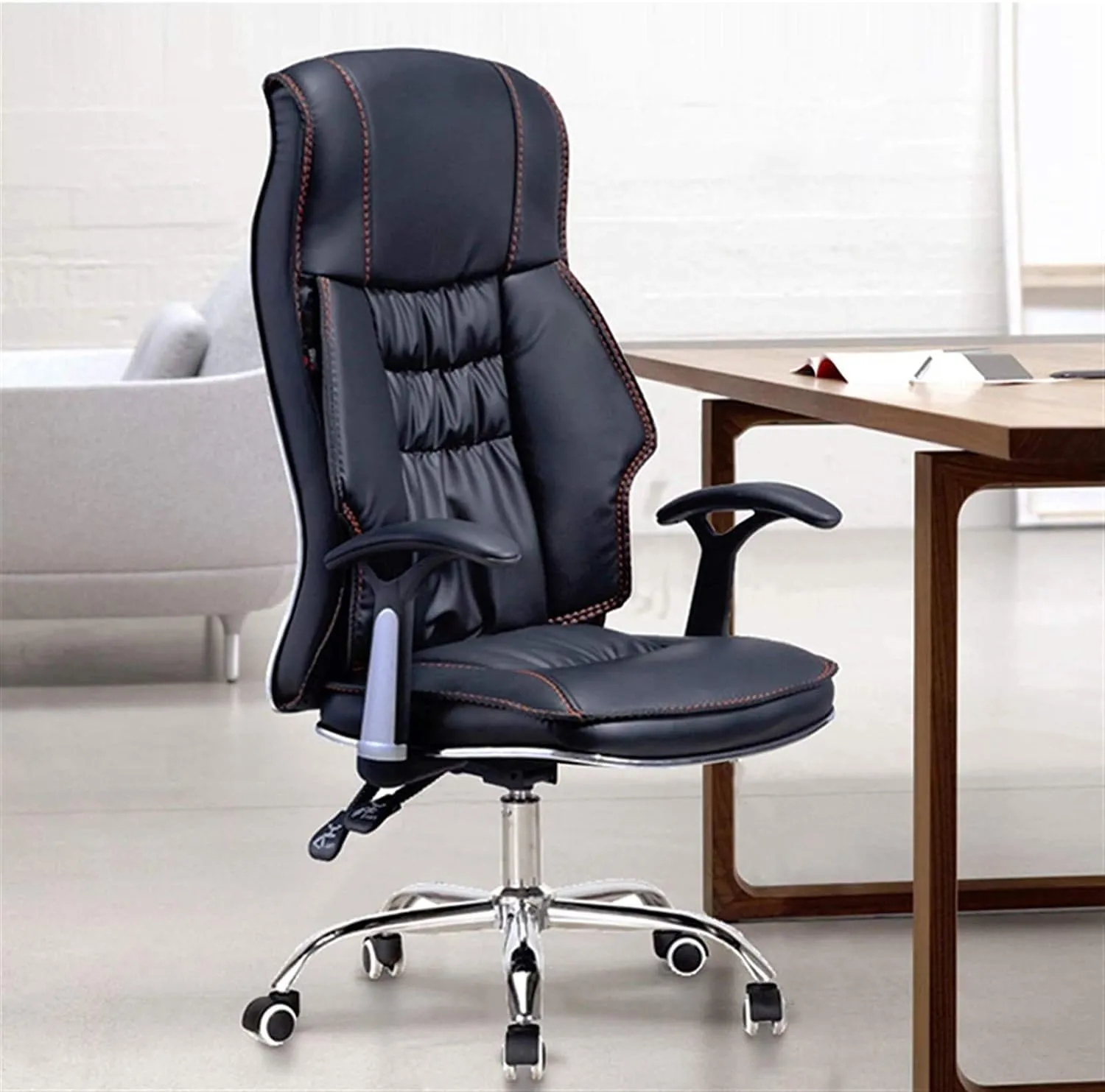High Back Executive Leather Office Chair – Ergonomic, Adjustable & Comfortable