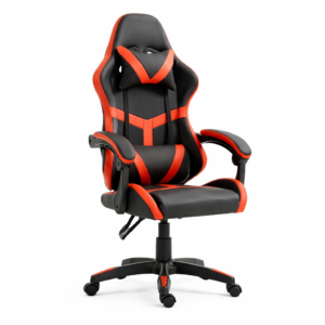 Pro-Series Ergonomic Gaming Chair (Red & Black)