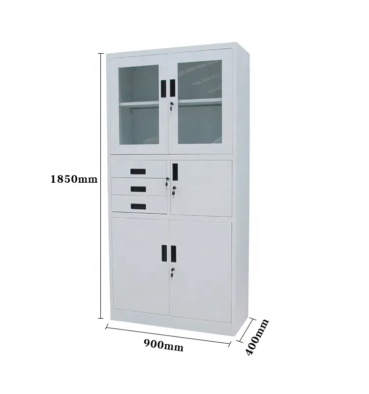 2-Door Heavy Duty Steel Cabinet With Safe