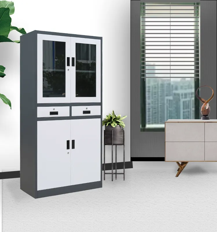 2-Door Heavy Duty Steel Cabinet With Safe