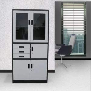 2-Door Heavy Duty Steel Cabinet With Safe