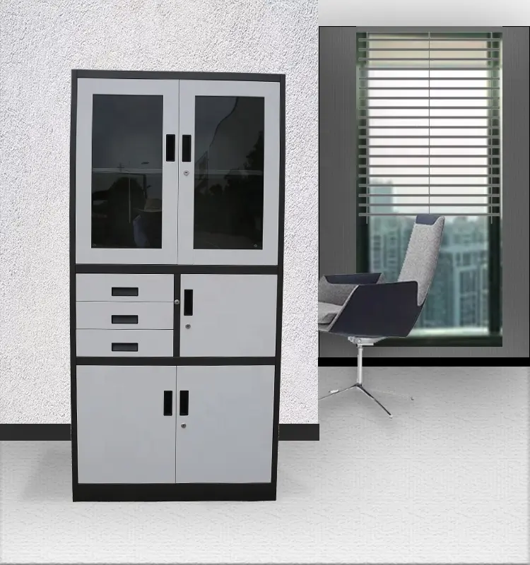 2-Door Heavy Duty Steel Cabinet With Safe