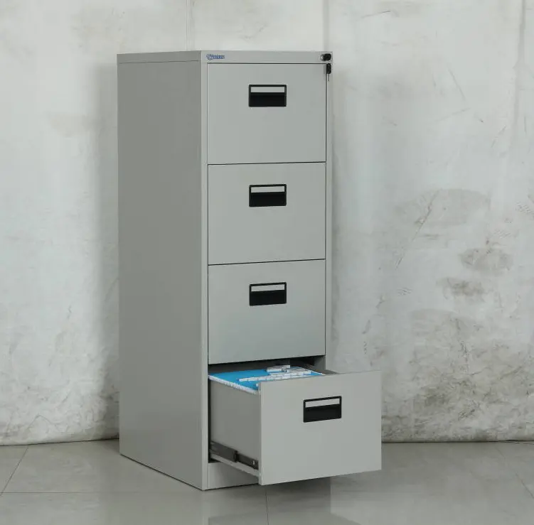 4-Door Metallic Storage Cabinet – Durable, Lockable Filing Cabinet for Office, School & Industrial Use