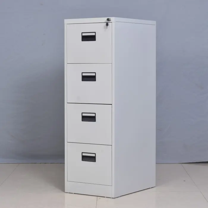 4-Door Metallic Storage Cabinet – Durable, Lockable Filing Cabinet for Office, School & Industrial Use