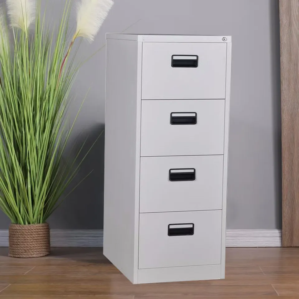 4-Door Metallic Storage Cabinet – Durable, Lockable Filing Cabinet for Office, School & Industrial Use