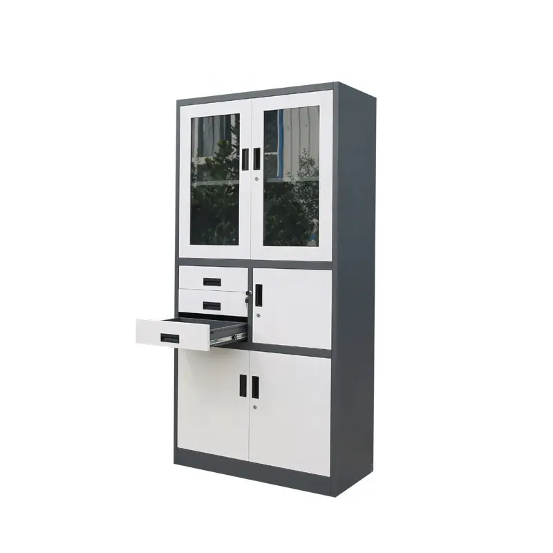 2-Door Heavy Duty Steel Cabinet With Safe