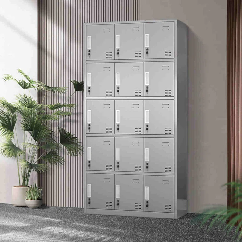15-Door Steel Storage Locker Cabinet