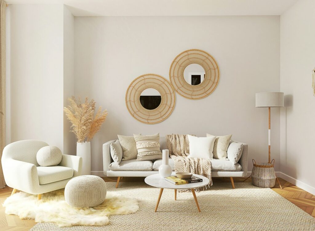 Modern home decor living room