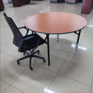 Foldable Round Office Table
