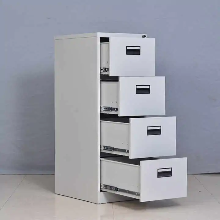 4-Door Metallic Storage Cabinet – Durable, Lockable Filing Cabinet for Office, School & Industrial Use