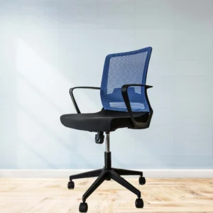 Ergonomic Swivel Office Chair with 360-Degree Rotation – Adjustable Height and Lumbar Support – Modern Desk Chair for Home and Office