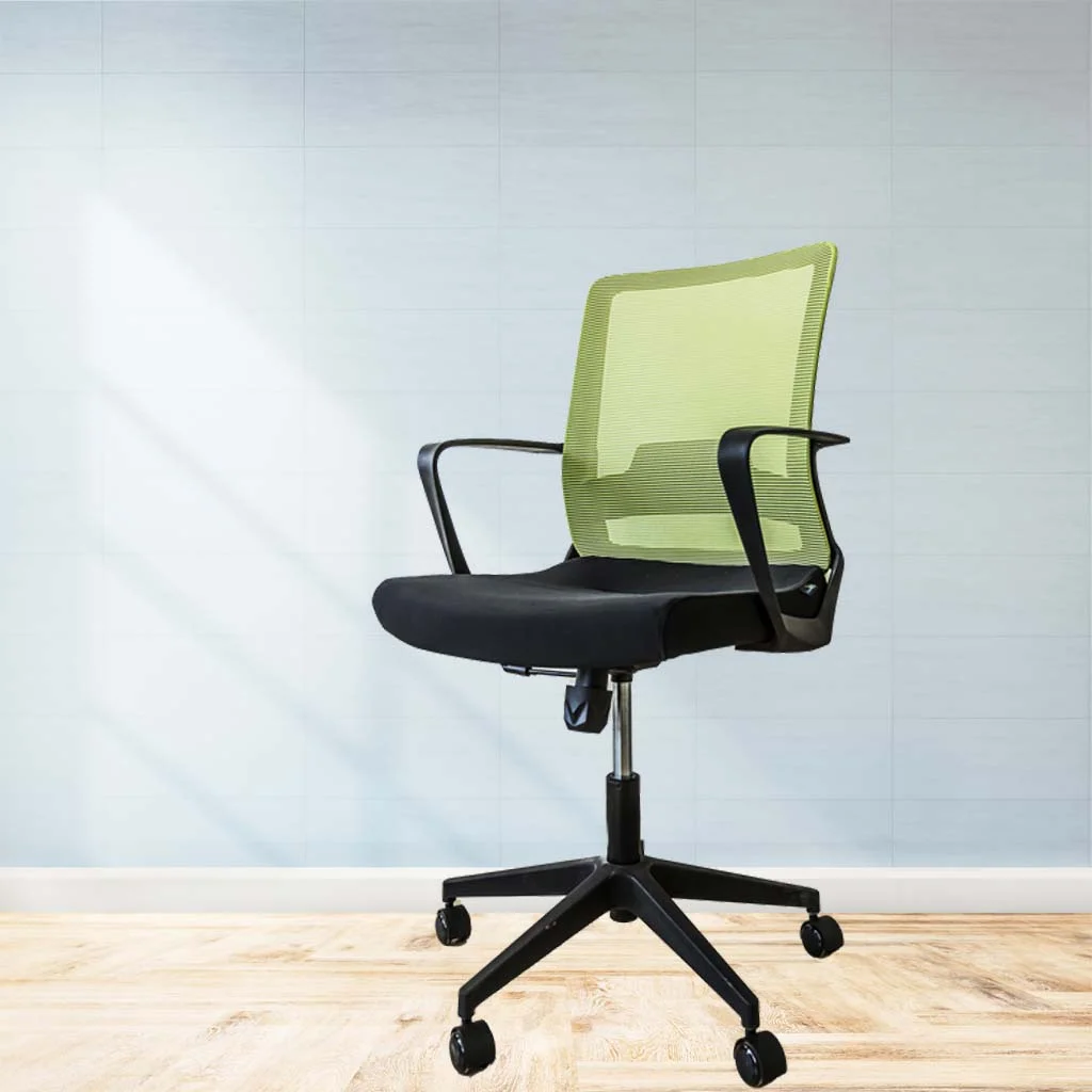 Ergonomic Swivel Office Chair with 360-Degree Rotation – Adjustable Height and Lumbar Support – Modern Desk Chair for Home and Office