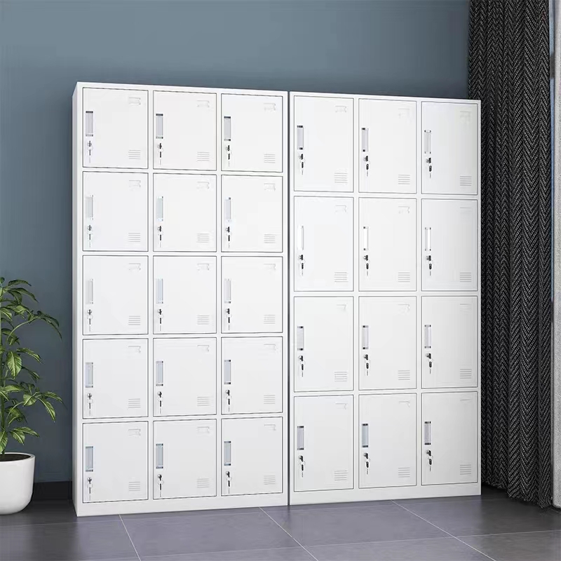 15-Door Steel Storage Locker Cabinet