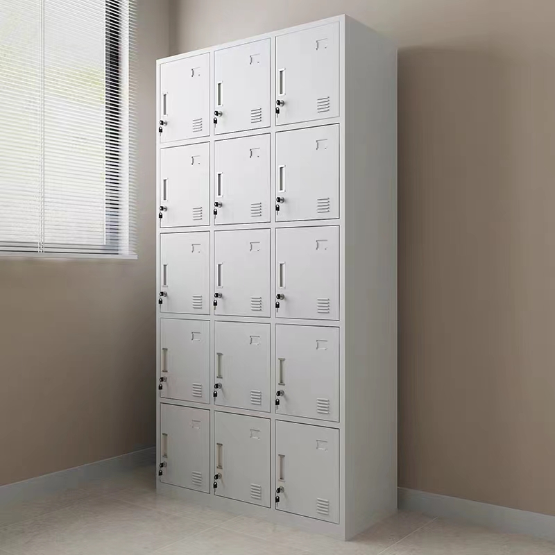 15-Door Steel Storage Locker Cabinet
