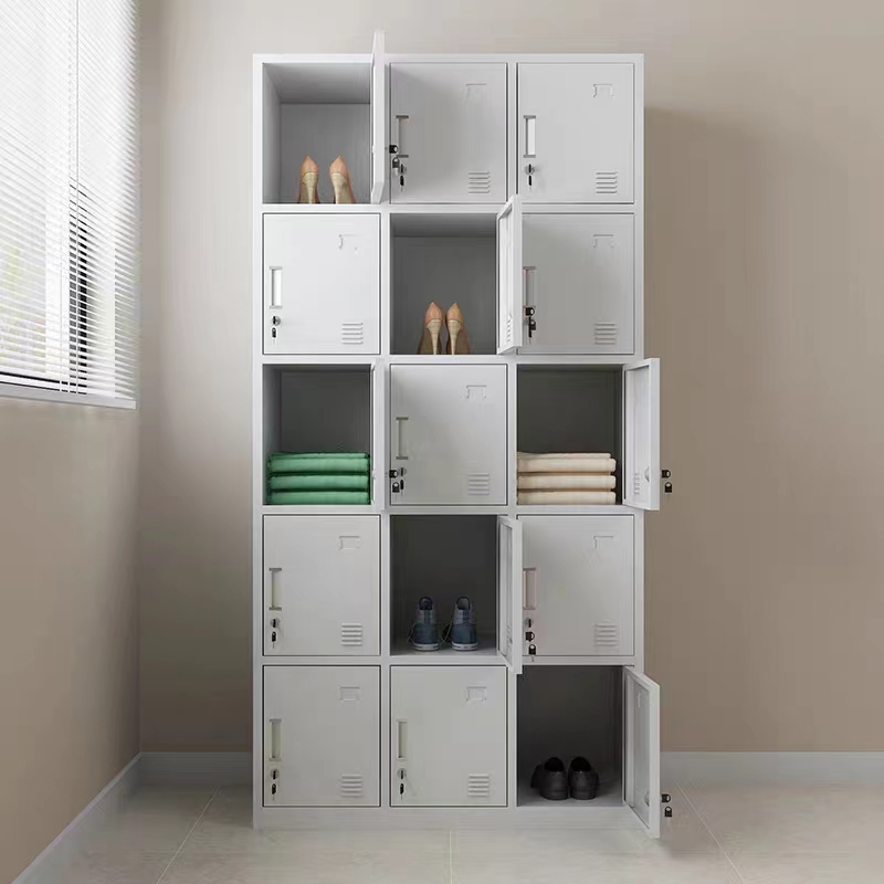 15-Door Steel Storage Locker Cabinet